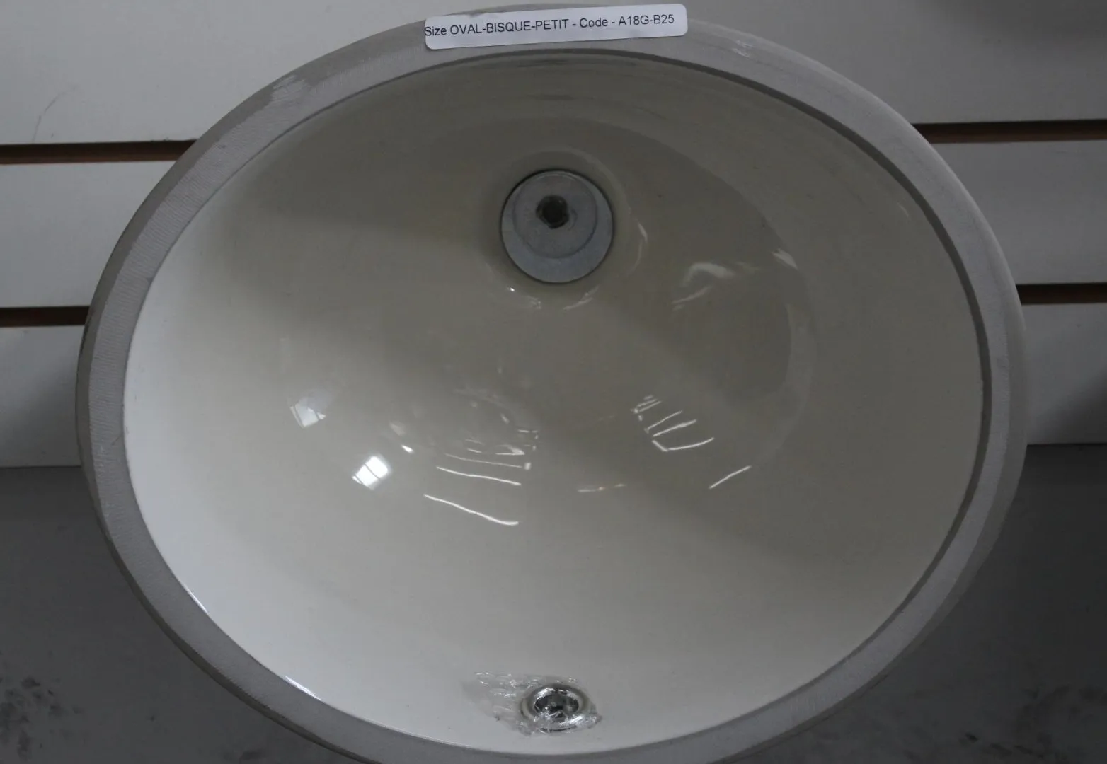 Sink Oval Vanity Sink - Bisque Petit